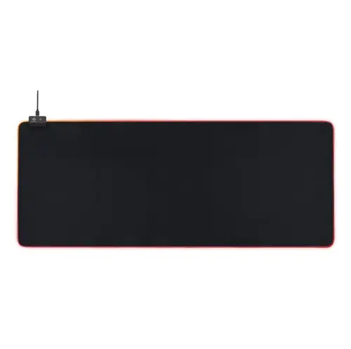 Mousepad Gaming Deltaco Gaming, 900 x 360 mm, Iluminare RGB (Negru)