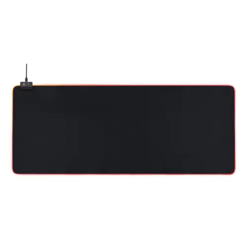 Mousepad Gaming Deltaco Gaming, 900 x 360 mm, Iluminare RGB (Negru)