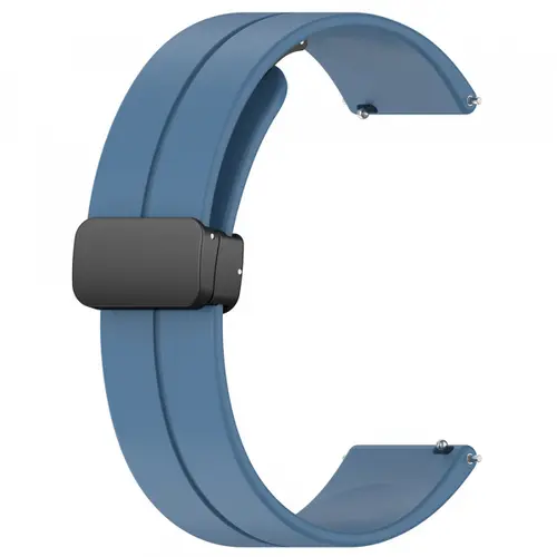 Curea Techsuit W011 pentru Huawei Watch / Garmin Watch Series, 18mm, Albastru