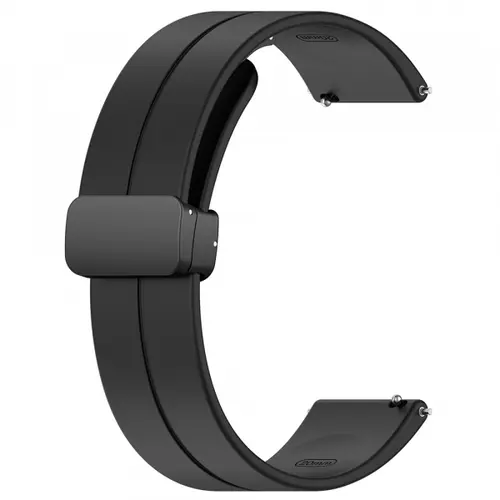 Curea Techsuit W011 pentru Huawei Watch / Garmin Watch Series, 18mm, Negru