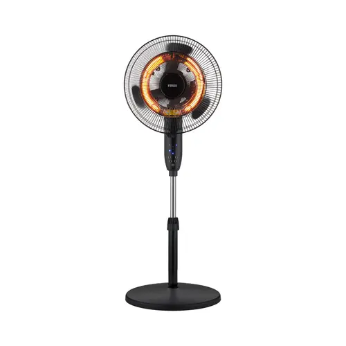 Ventilator cu picior inteligent 2 in 1 cu functie de incalzire Noveen F740, 4 viteze, WiFi Smart X-LINE, Timer, 40/1000/2000 W (Negru)