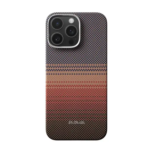 Husa Protectie Spate Pitaka pentru Apple iPhone 16 Pro Ultra-Slim, 600D, PitaTap™ (Multicolor)