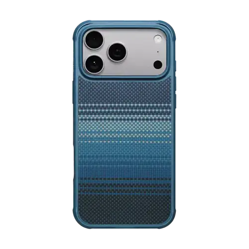 Husa Protectie Spate Pitaka KI1703MGP pentru Apple iPhone 17 Pro Aramid ProGuard (Albastru)
