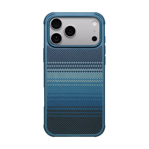 Husa Protectie Spate Pitaka KI1703MGP pentru Apple iPhone 17 Pro Aramid ProGuard (Albastru)