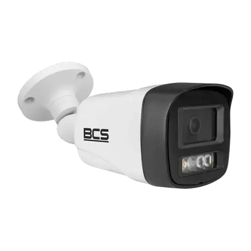Camera supraveghere video exterior BCS LINE BCS-L-TIP14FSR3L3, Bullet, 4MP 2560x1440, 2.8mm, 16x Zoom digital, IR 30m, Microfon, RJ-45 (Alb)