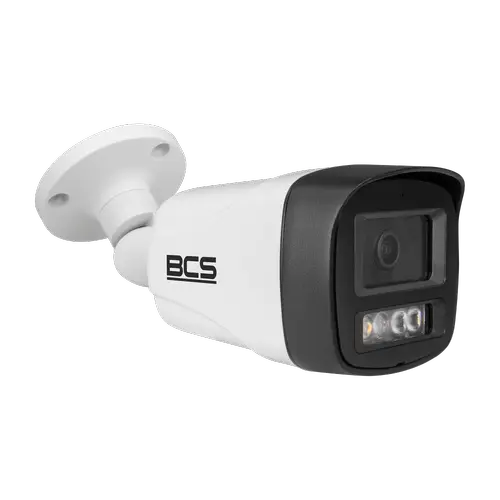 Camera supraveghere video exterior BCS LINE BCS-L-TIP14FSR3L3, Bullet, 4MP 2560x1440, 2.8mm, 16x Zoom digital, IR 30m, Microfon, RJ-45 (Alb)