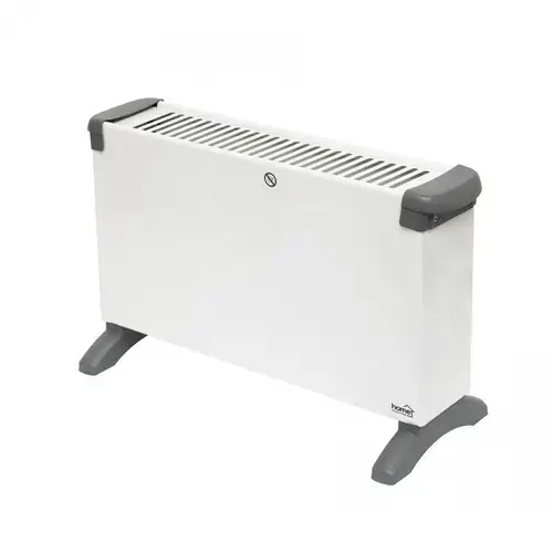 Convector Home FK331, Putere 2000 W, 3 trepte de putere, Termostat reglabil, Protectie supraincalzire (Alb)