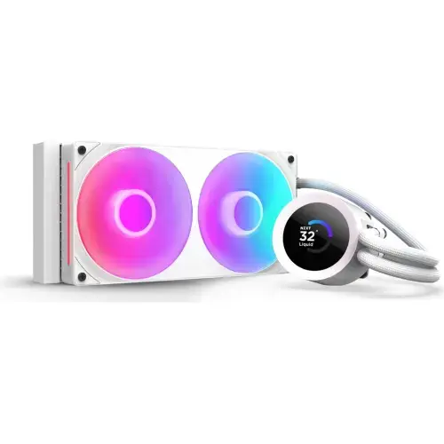 Cooler CPU NZXT Kraken Plus 240, ARGB LED, 2 x 120 mm (Alb)
