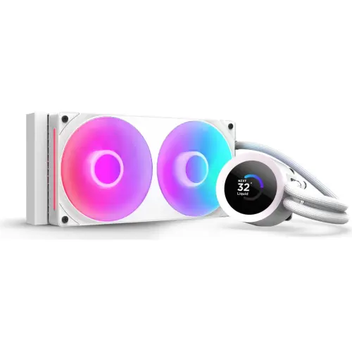 Cooler CPU NZXT Kraken Plus 240, ARGB LED, 2 x 120 mm (Alb)