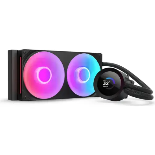 Cooler CPU NZXT Kraken Plus 240, ARGB LED, 2 x 120 mm (Negru)