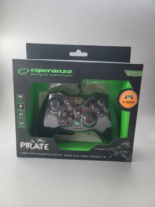 Gamepad Esperanza EGG114K, Wired, USB 2.0 (Negru)