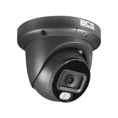 Camera supraveghere video exterior IP BCS LINE BCS-L-EIP26FCR3L3-Ai1-G, Dome, 6MP, 1GB RAM, 256MB Flash, Zoom 16x, IR 30m, PoE, IP67 (Negru)