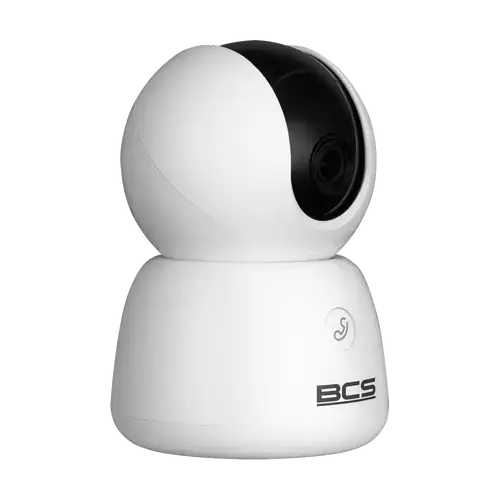 Camera supraveghere interior BCS LINE PTHOME01, 5MP 2880x1620, 3.6mm, Wi-Fi, Control prin aplicatie, IR 10m (Alb)