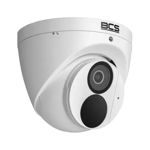 Camera supraveghere exterior BCS POINT BCS-P-EIP25FSR3-Ai2, Dome, 5MP 2880x1620, 2.8mm, Zoom digital 16x, IR 30m (Alb)