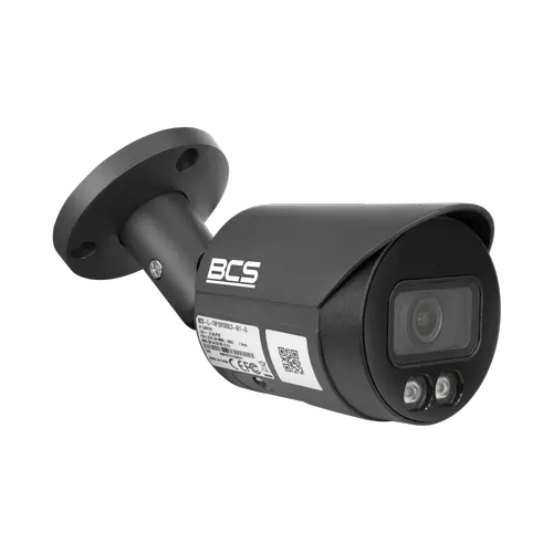 Camera de supraveghere video exterior BCS LINE BCS-TIP15FCR3L3-Ai1-G, Bullet, 5MP 2960x1688, 2.8mm, IR LED 30m, Microfon, IP67 (Negru)