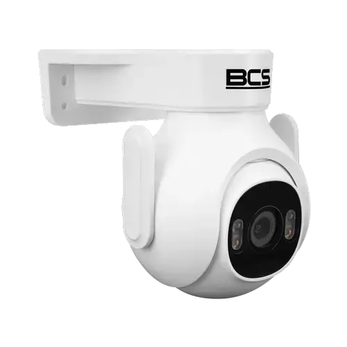 Camera supraveghere interior BCS LINE BCS-L-PTHOME05, 5MP 2880x1620, 3.6mm, IR LED 30m, Wi-Fi, IP66 (Alb)