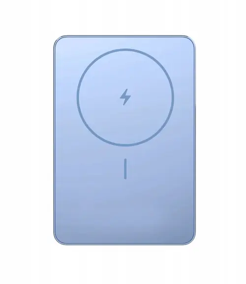 Acumulator extern Xiaomi Super Slim Magnetic BHR08POGL, 5000 mAh, Wireless 15 W, 22.5 W USB Type-C (Albastru)