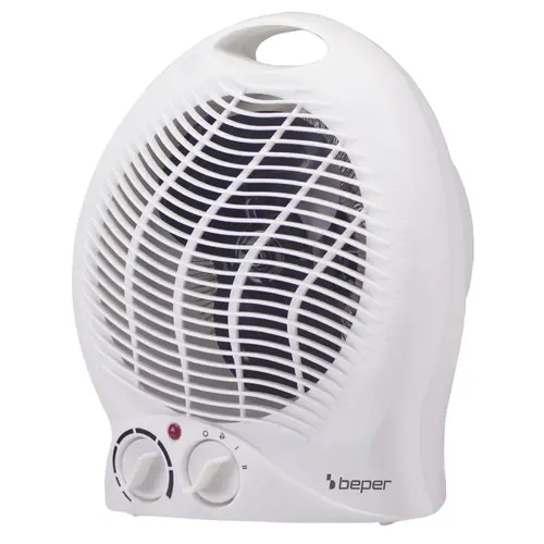 Aeroterma BEPER BP203202, 2000 W, 2 trepte putere, Mod ECO, Protectie supraincalzire (Alb)