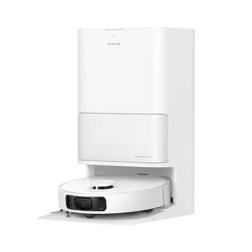 Aspirator robot Dreame D20 Ultra RLD31SE, Autonomie 250 minute, 13000 Pa, Rezervor statie apa curata/uzata 4.5/4 l, Filtru EPA E11, COntrol vocal si aplicatie, RoboSwing, DuoScrub (Alb)