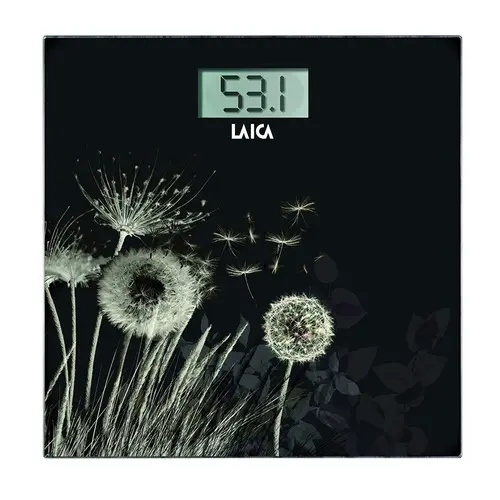 Cantar electronic Laica PS1080, 180 kg, cu acumulator reincarcabil (Negru)