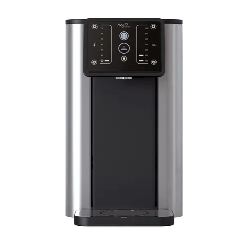 Dozator de apa filtrata fierbinte sau rece Aqua Optima Aurora, 1 x filtru Evolve, Capacitate 3.8 l, Pana la 100 l apa filtrata (Negru)