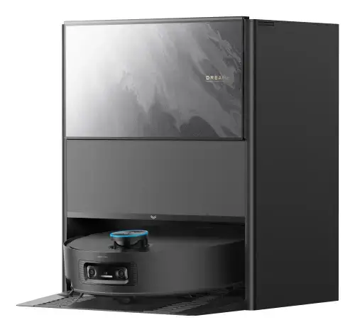 Aspirator robot Dreame Aqua10 Ultra Track Complete RLR81CE-1 , Autonomie 240 minute, 25000 Pa, Rezervor statie  4/3.5 l, Filtru HEPA, TrackSync, ProLeap, AI OmniSight, AgiLift (Negru)