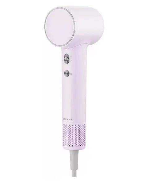 Uscator de par Dreame AHG11A-PINK, 1200 W, 2 viteze, 5 setari temperatura, Functie Ionizare (Roz)