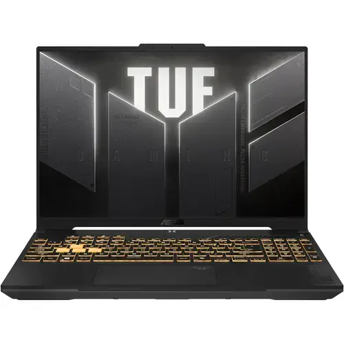 Laptop Gaming ASUS TUF F16 FX607VJ (Procesor Intel® Core™ 5 210H (12M Cache, up to 4.80 GHz), 16inch FHD+ 144Hz, 16GB DDR4, 1TB SSD, NVIDIA GeForce RTX 3050 @6GB, DLSS 3.0, Negru/Gri)