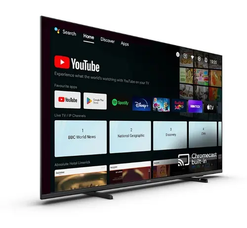 Televizor LED Philips 165 cm (65inch) 65HFL4518U/12, Ultra HD 4K, Hotel TV, Smart TV, WiFi, CI+