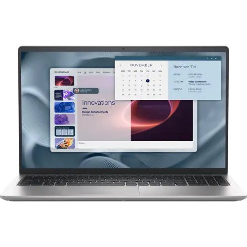 Laptop Dell Pro 15 Essential PV15250 (Procesor Intel® Core™ i5-1334U (12M Cache, up to 4.60 GHz) 15.6inch FHD, 16GB DDR5, 1TB SSD, Intel Iris Xe Graphics, Ubuntu, Argintiu)