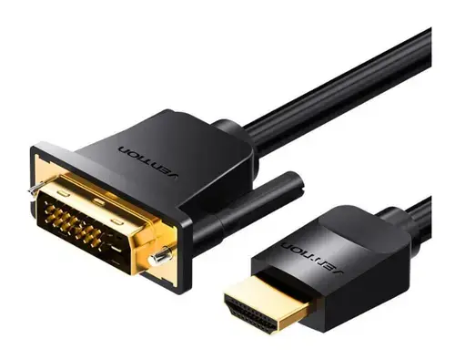 CABLU video Vention ABFBI, HDMI - DVI, 3 m (Negru)