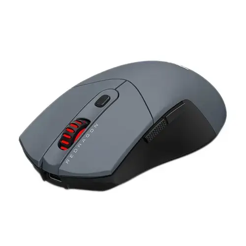 Mouse gaming wireless bluetooth si cu fir Redragon St4r Pro, Negru/Gri