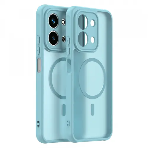 Husa MagSafe pentru Xiaomi Redmi 15C 5G / 15C 4G, Techsuit, HaloFrost II, Verde Deschis