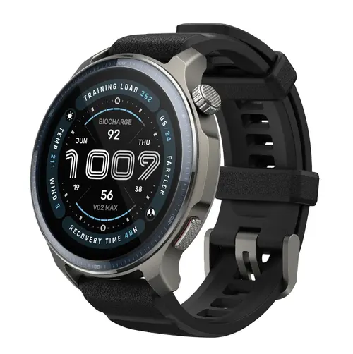 Smartwatch Huami Amazfit Balance 2 W2429GL1N, Ecran AMOLED 1.5inch, BioTracker 6.0, Wi-Fi, Bluetooth BLE, 170+ moduri sport, 10 ATM (Negru)