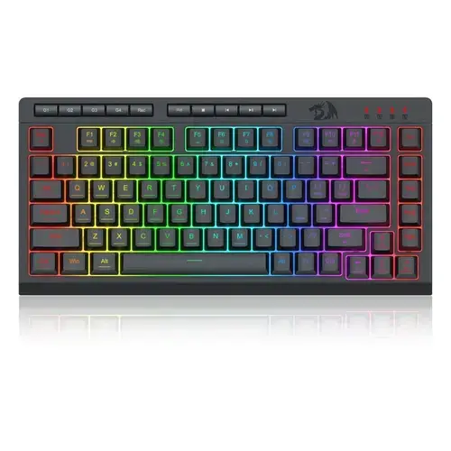 Tastatura gaming Redragon Crescent, iluminare RGB (Negru)