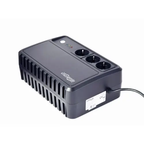 UPS GEMBIRD EG-UPS-3SDT800-01, brick,  800VA/480W, AVR, Schuko x 3, 1 x baterie 12V/8Ah, LED, back-up 10 minute, montabil pe perete