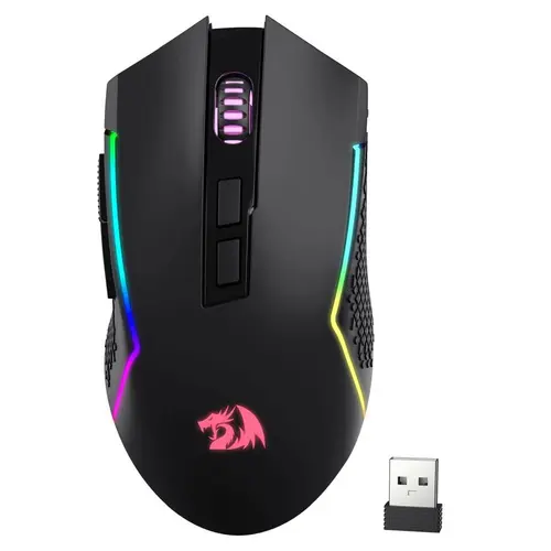 Mouse Gaming Wireless Redragon M693 RGB (Negru)
