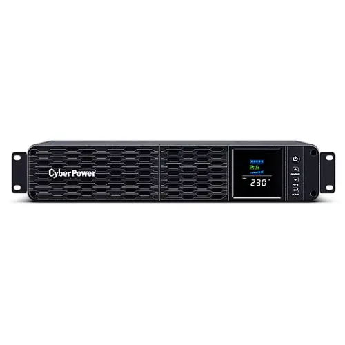 UPS CYBERPOWER CP1200EIPFCRM2U, rack 2U, 1200VA/720W AVR, 8xIEC, LCD, 2x 12V/7Ah, Backup 2-9minute, USB, RS232, RJ45,slot SNMP