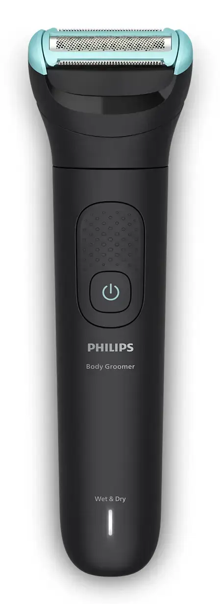 Aparat de tuns corporal Philips Seria 5000 BG5480/15, Autonomie 100 minute, Rezistent la apa, Sistem Triple Protect (Negru)