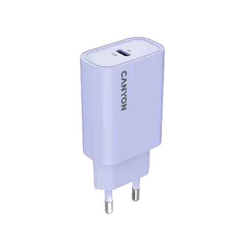Incarcator retea CANYON CNE-CHA30CLPU OnCharge 30CL, 30 W, 1x USB Type-C PD (Mov)