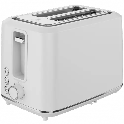 Prajitor de paine AENO ATS0001W, 1080 W, 2 felii, 3 moduri prajire, 7 trepte rumenire (Alb)