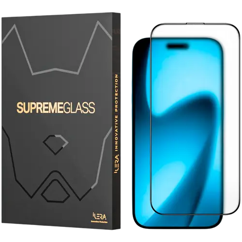 Folie Protectie Sticla iLera FrostedGlass 2.0 pentru iPhone 17 Pro Max (Transparent)