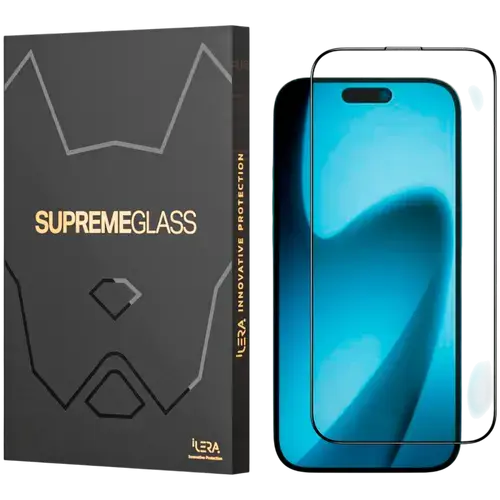 Folie Protectie Sticla iLera DeLuxe Original Glass 2.0 pentru iPhone 17 Pro Max (Transparent)