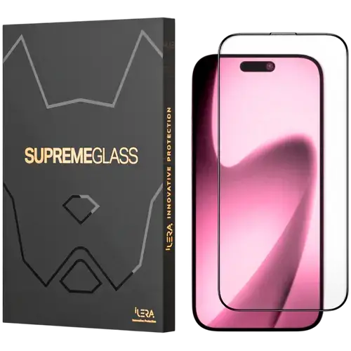 Folie Protectie Sticla iLera DeLuxe Original Glass 2.0 pentru iPhone 17 Pro (Transparent)