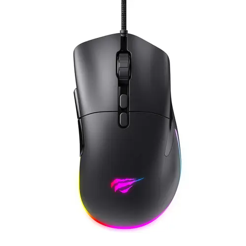 Mouse Gaming HAVIT MS954, Wired, USB, 800 - 12000DPI, 1.6m (Negru)