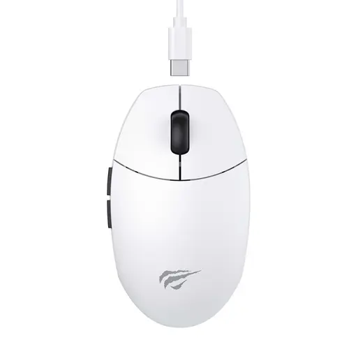 Mouse Gaming Havit MS1039W, Wired, Wireless 2.4 Ghz (Alb/Negru)