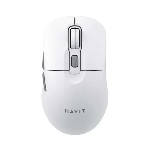 Mouse HAVIT MS59WB, Wireless 2.4 Ghz, 800 - 1600DPI (Alb/Gri)