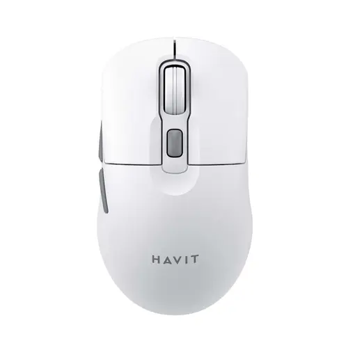 Mouse HAVIT MS59WB, Wireless 2.4 Ghz, 800 - 1600DPI (Alb/Gri)