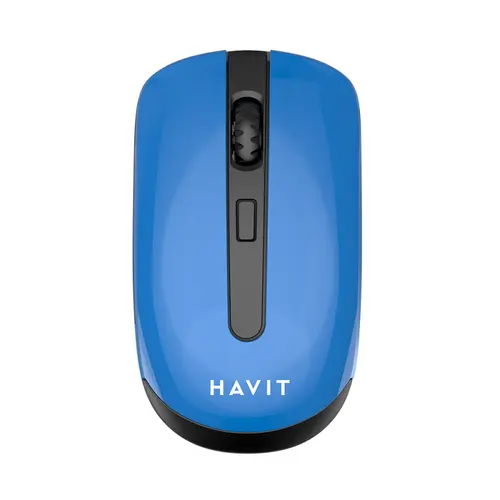 Wireless Havit MS989GT, 2.4GHz, 800-1600DPI (Negru/Albastru)