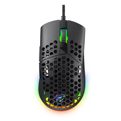 Mouse Gaming USB HAVIT MS1036, iluminare RGB, Wired, 1200 - 7200DPI (Negru)